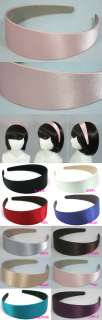 10 COLOR WIDE PLASTIC HEADBAND HAIR BAND ACCESSORY WHOLESALE LOTS 