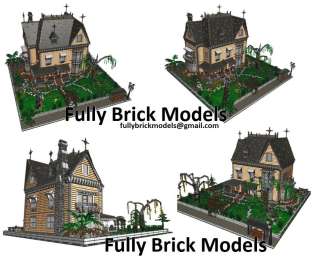 Instructions Lego Victorian Gothic Custom House Modular 10182 10190 