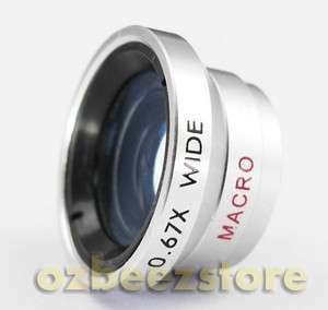 67 X Wide Angle + Macro Lens for mobile phone/iPhone 3 iPhone 4 4s 