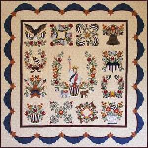 Baltimore Liberty 4th July Applique P3 Quilt Patterns 825473001534 