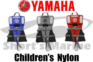   listing is for a brand new Yamaha Childrens Nylon Life Jacket Vest
