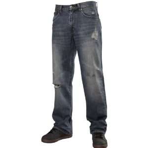   Jeans Mens Denim Racewear Pants   Color Repaired Wash, Size 34