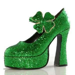Lets Party By Ellie Shoes Shamrock (Green) Adult Shoes / Green   Size 