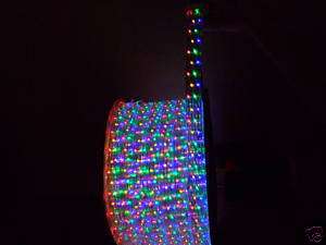 LED ROPE LIGHT FLAT LINE 50 1x3/8 Rainbow RGBY 5 wire 609456487542 