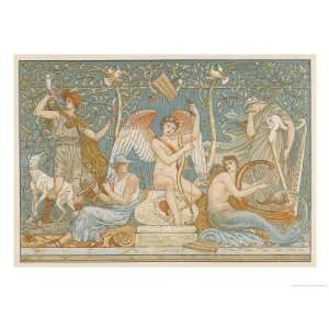  Various Musicians Playing Various Instruments a Harp a 