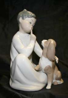 Lladro Boy with Dog 4522  