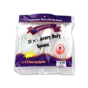  Heavy duty plastic spoons   Pack of 16