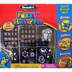     Design, Collect & Decorate w 400 Cool Fuzzy Stickers Toys & Games