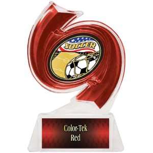 Ice 6 Trophy RED TROPHY/RED TEK PLATE/AMERICANA MYLAR 6 HURRICANE ICE 