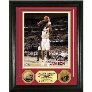  Cleveland Cavaliers Antwan Jamison 24KT Gold Coin Photo 