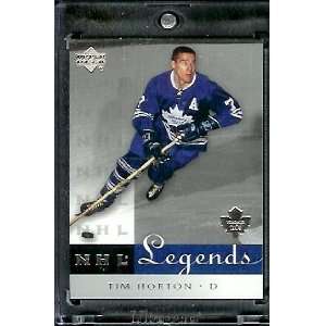  2001 /02 Upper Deck NHL Legends Hockey # 60 Tim Horton 
