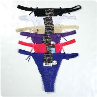 Pairs of Sexy LACE Cotton THONGS S M L XL  
