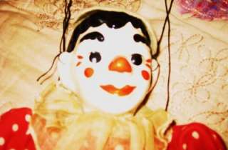 ORIGINAL 1938 CLIPPO THE CLOWN VINTAGE MARIONETTE AVAILABLE FROM 