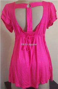 New Coqueta Maternity Womens Clothes S M L XL Pink Shirt Top Blouse 