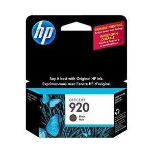  HP 920 BLACK OFFICEJET INKCARTRIDGE (Computer / Printer Ink & Toner 