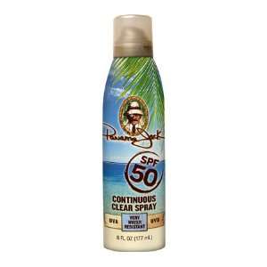Panama Jack Continuous Clear Sunscreen Spray SPF 50, 6 Oz (Pack of 2)