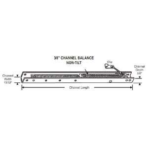  STB Window Channel Balance, Non Tilt, Stamped 16B   17 