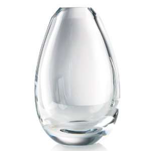 Rogaska Crystal Fashionably Late Clear Vase   7.75 H x 5 