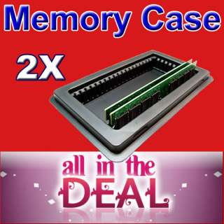 2x Laptop Memory tray container packing box DDR DDR2  