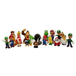  Super Mario Brothers 2 Mini Figures Set of 18 Toys 