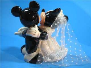 Disney Wedding Mickey Minnie Mouse Figurine Cake Topper  