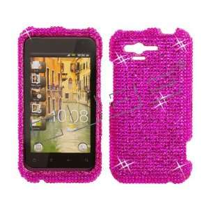 HTC Rhyme / Bliss ADR6330 ADR 6330 Cell Phone Hot Pink Full Crystals 