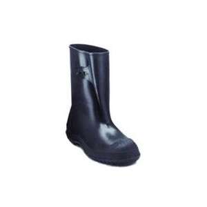  WORKBRUTES PVC OVERSHOES WORK BOOT, Color BLACK; Size 