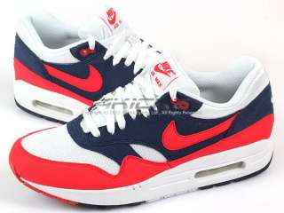 Nike Air Max 1 ND Mid Navy/ Action Red White Neptune Blue Running 