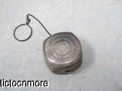   EDWARDIAN STERLING SILVER NAPIER CHATELAINE OPERA PURSE DOUBLE COMPACT