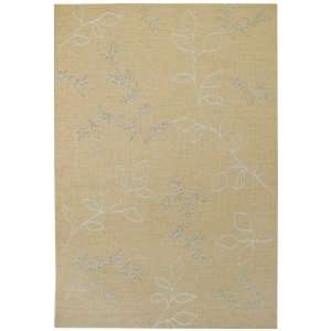  Capel Walkover Leaf 750 Ecru 2 7 x 4 11 Area Rug 