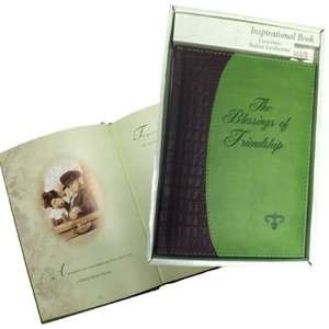  Blessings of Friendship An Inspirational Gift Book   Green Italian 