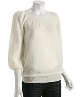 Autumn Cashmere winter thermal cashmere Bubble sweater   up 