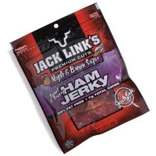 Jack Links Maple & Brown Sugar Ham Jerky, 3.25 Ounce Bags (Pack of 4)