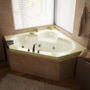  Curacao 60 x 60 x 23 Corner Whirlpool Jetted Bathtub 