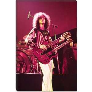  Jimmy Page of Led Zeppelin Double Neck Guitar 1973 