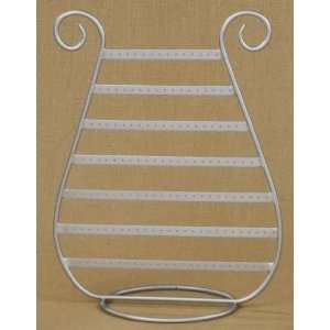 SILVER JEWELRY harp Earring RACK stand HOLDER NEW