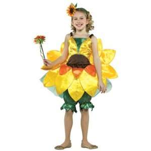   Sunflower Flower Girl Kids Halloween Costume size 7 10 Toys & Games