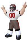 FT AIRBLOWN INFLATABLE NFL NFC TAMPA BAY BUCCANEERS PLAYER FREE 