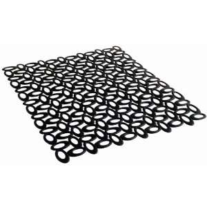  Orka Large Charcoal Lace Sink Mat 15x13