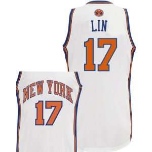  New York Knicks #17 Jeremy Lin White Basketball Jersey 