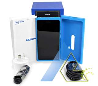 Nokia N9 3G WiFi 8MP 16GB Internal Touch Mobile Phone Blue+1Gift+1 