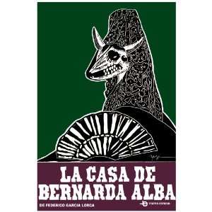 11x 14 Poster. La Casa de Bernarda Alba poster. Decor with Unusual 
