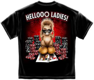Poker T shirt Hello Ladies Ive Got Da Nuts  