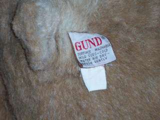 Gund 1985 BROWN TEDDY BEAR PLUSH LOVEY  