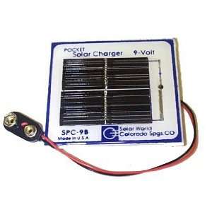    Handy Pocket Solar Charger for 9 Volt Battery Patio, Lawn & Garden