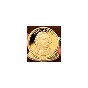  Presidential Dollar Coin John Adams Uncirculated Layered 