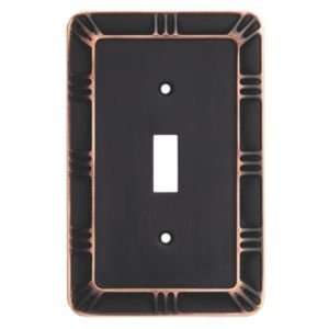 Liberty Hardware 135863 Gatsby Bronze with Copper Highlights Switch Pl