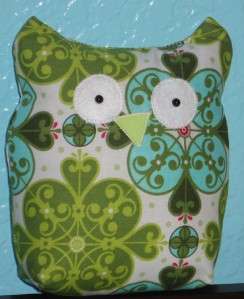 Plush OWL Pillow Baby Boy Nursery Bedroom Decor Toy  