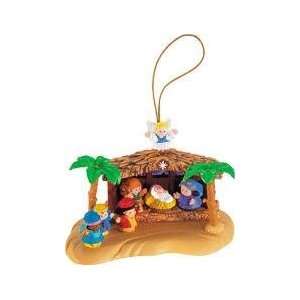  Little People Nativity Deluxe Christmas Story Ornament 