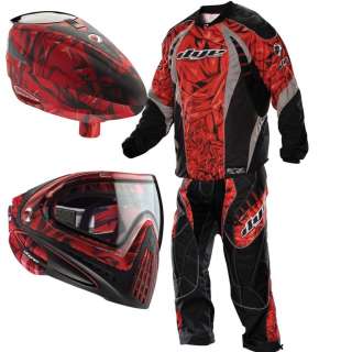 Dye 2012 C12 Paintball Jersey + C12 Pants + i4 Goggle + Rotor Loader 